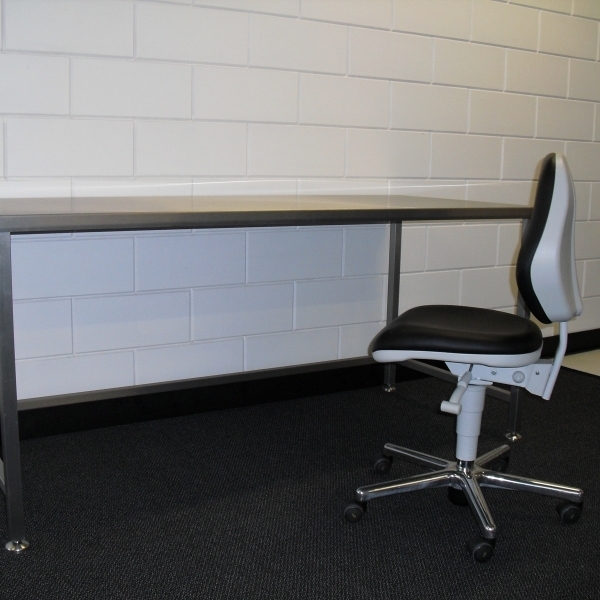 Stature RVS werktafel met vlak blad 1800x900x800 mm kwaliteit 304