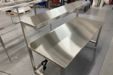 Stature RVS werktafel met opstand 1800x900x800 mm kwaliteit 304
